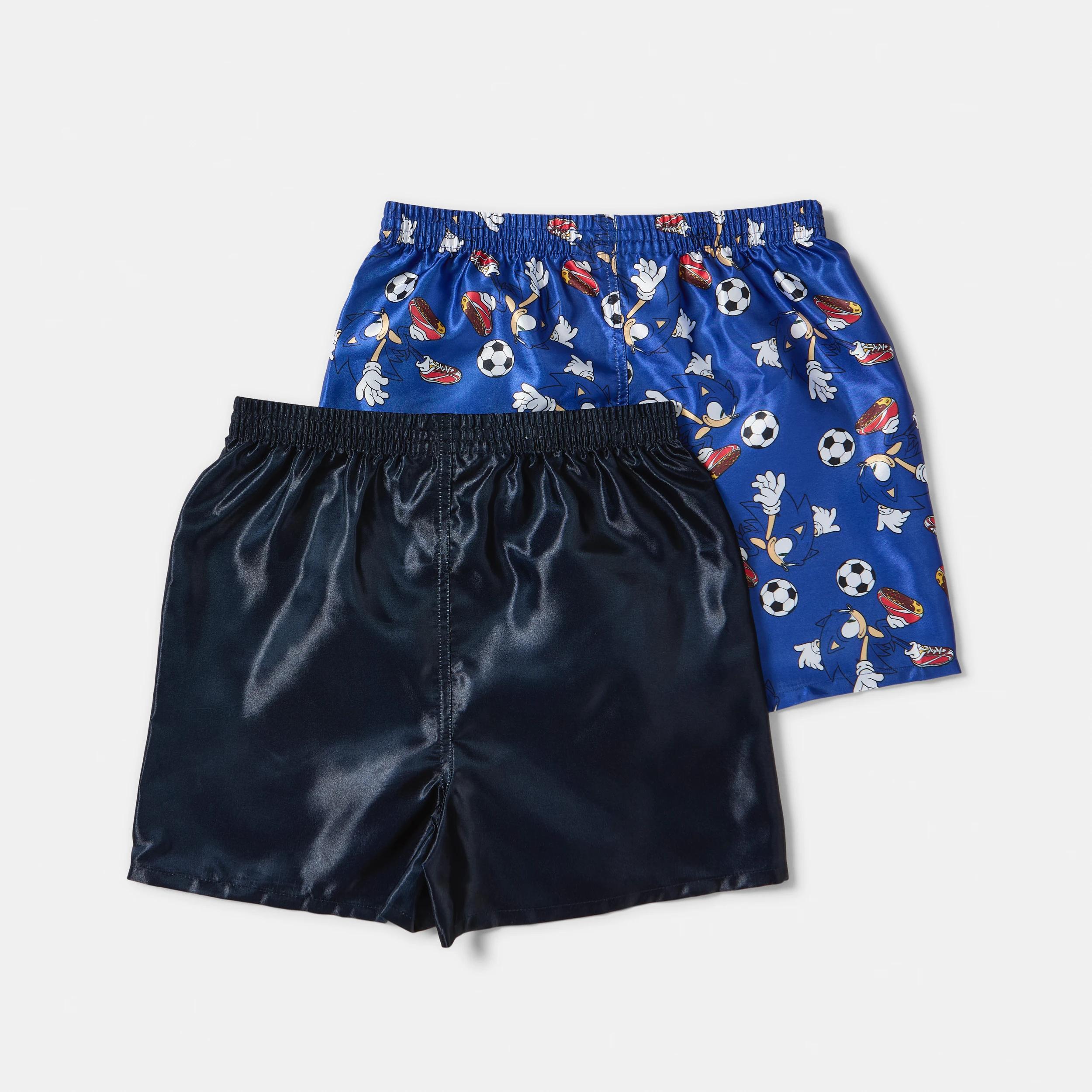 2 2 Pack Sonic License Satin Boxers SONIC, 2 of 4