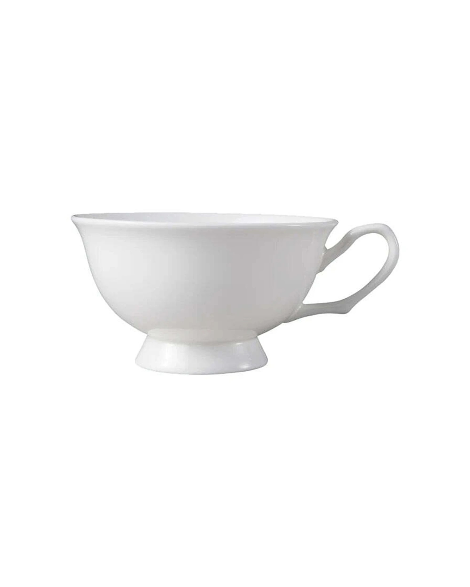 2 Maxwell & Williams Cashmere Bone China Footed Cup & Saucer Set 200ml - White, 2 of 3