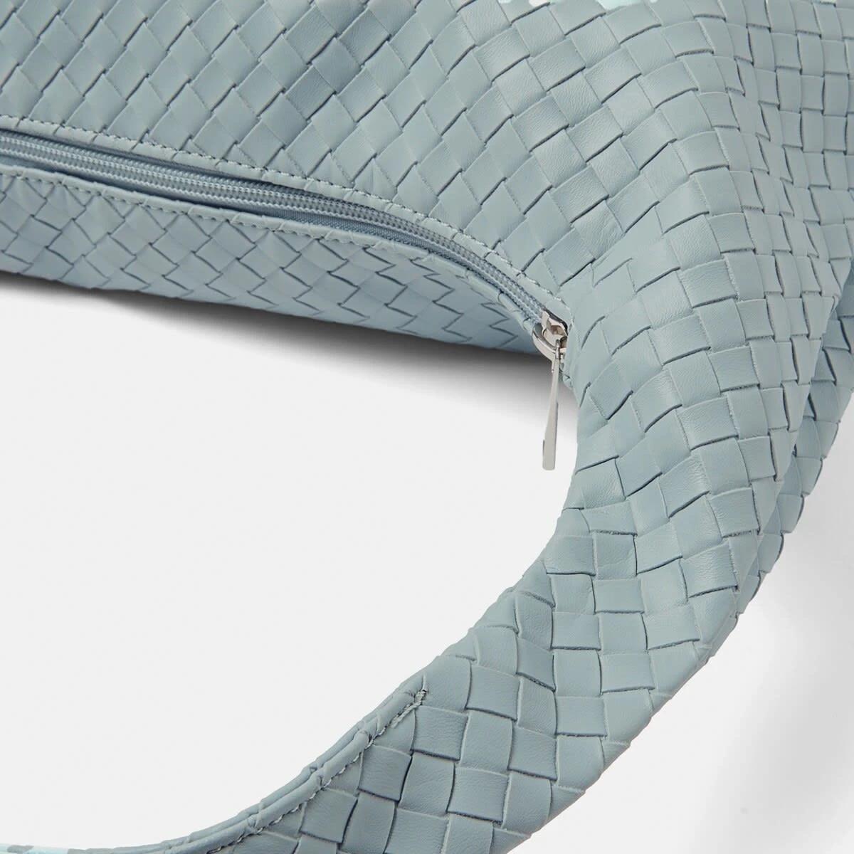 3 Weave Shoulder Bag WINTER BLUE, 3 of 4