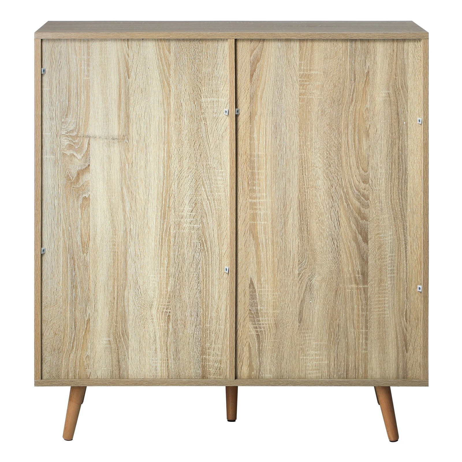 8 Oikiture Shoe Cabinet Storage Organiser Shoes Rack Sideboard Shelf Cupboard
 - Natural, 8 of 9