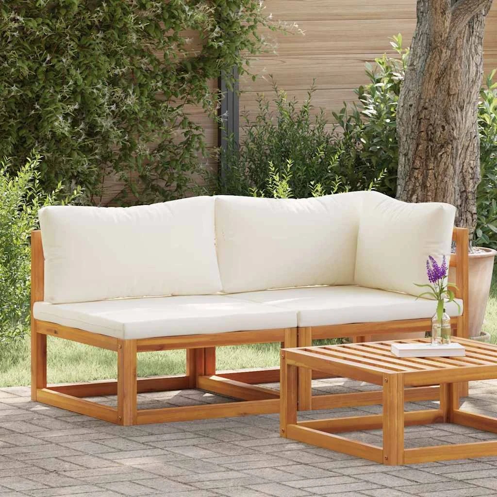 1 Vidaxl Sofa Set Sofa Set, Sofa Sets - White, 1 of 8