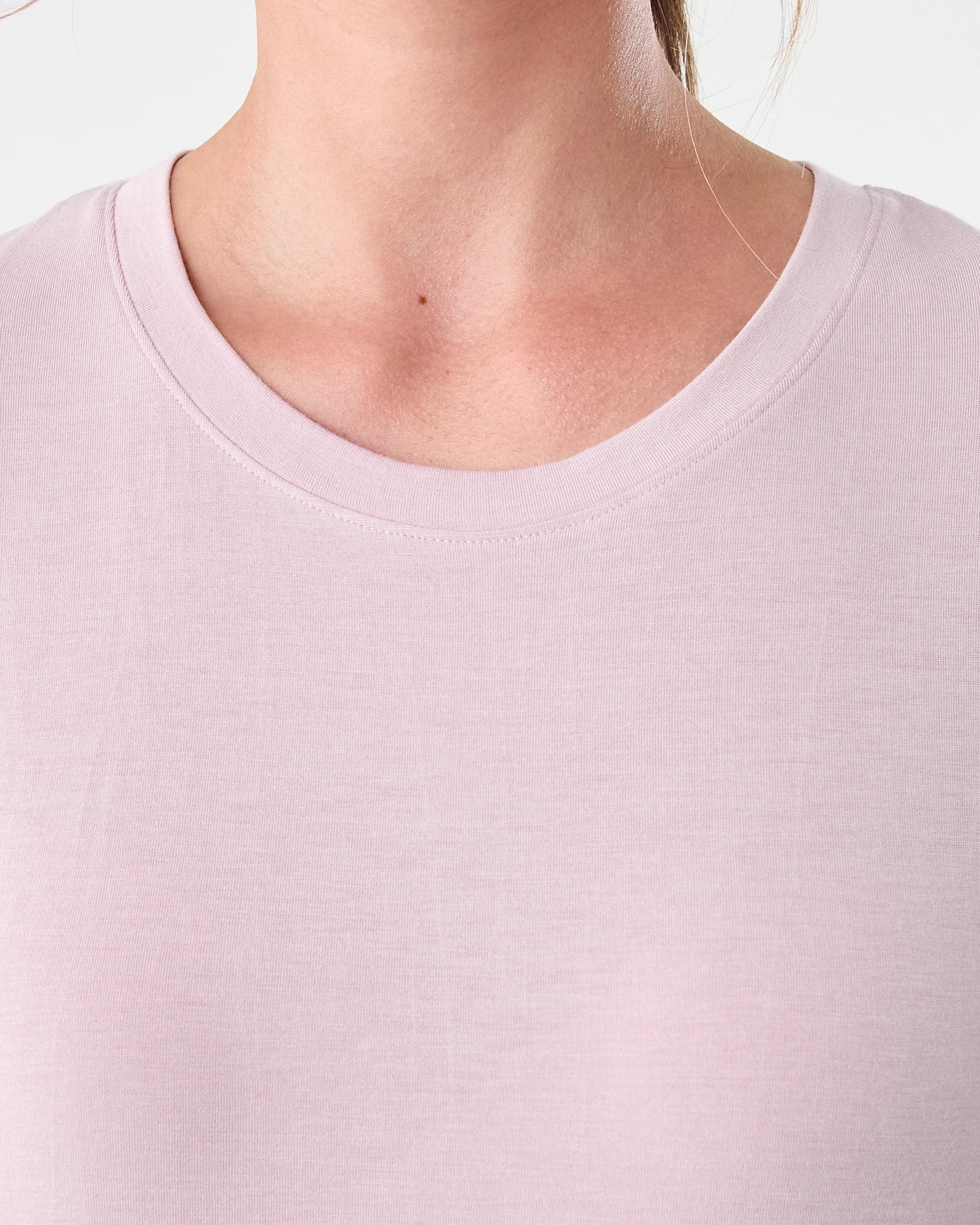 5 Active Womens Short Sleeve Mesh T-shirt Sol B Pink, 5 of 6