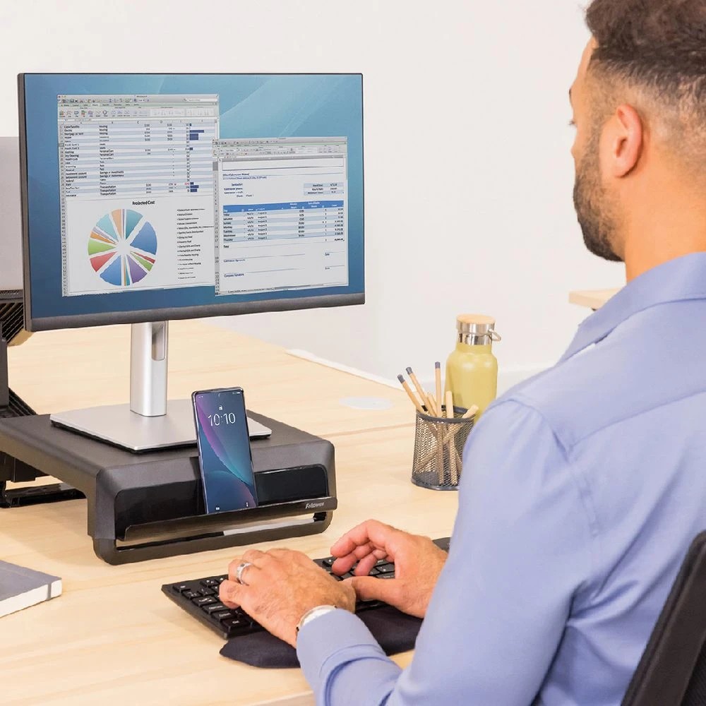 8 Fellowes Breyta Monitor Stand Black, 8 of 10