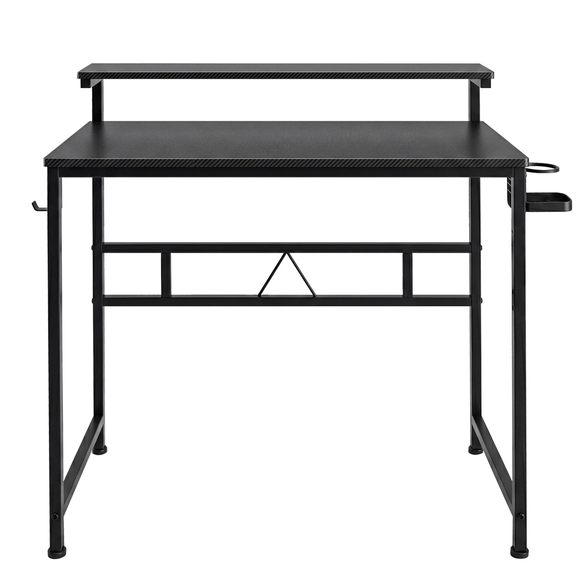 2 Levede Gaming Table Spacious Wear Resistan Stable Computer Desk Earphone Hook, 2 of 8