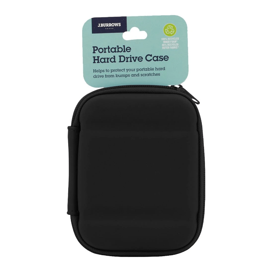 4 J.Burrows Portable Hard Drive Case Black, 4 of 4