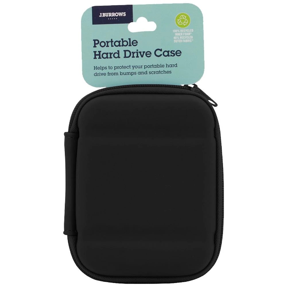 4 J.Burrows Portable Hard Drive Case Black, 4 of 4