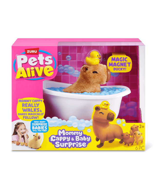 Zuru Pets Alive Mommy Canybara & Baby Surprise - Asso
