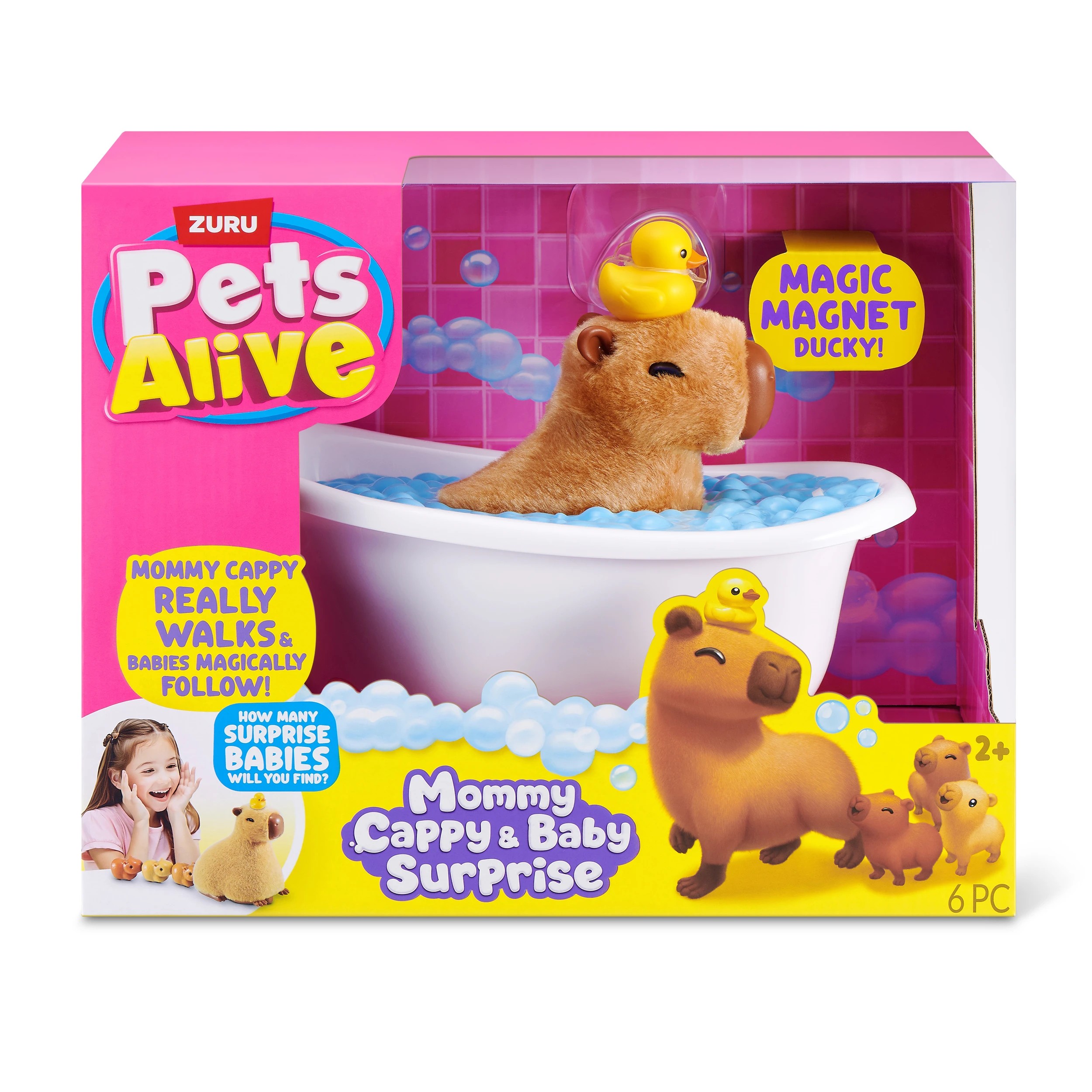 1 Zuru Pets Alive Mommy Canybara & Baby Surprise - Assorted, 1 of 2