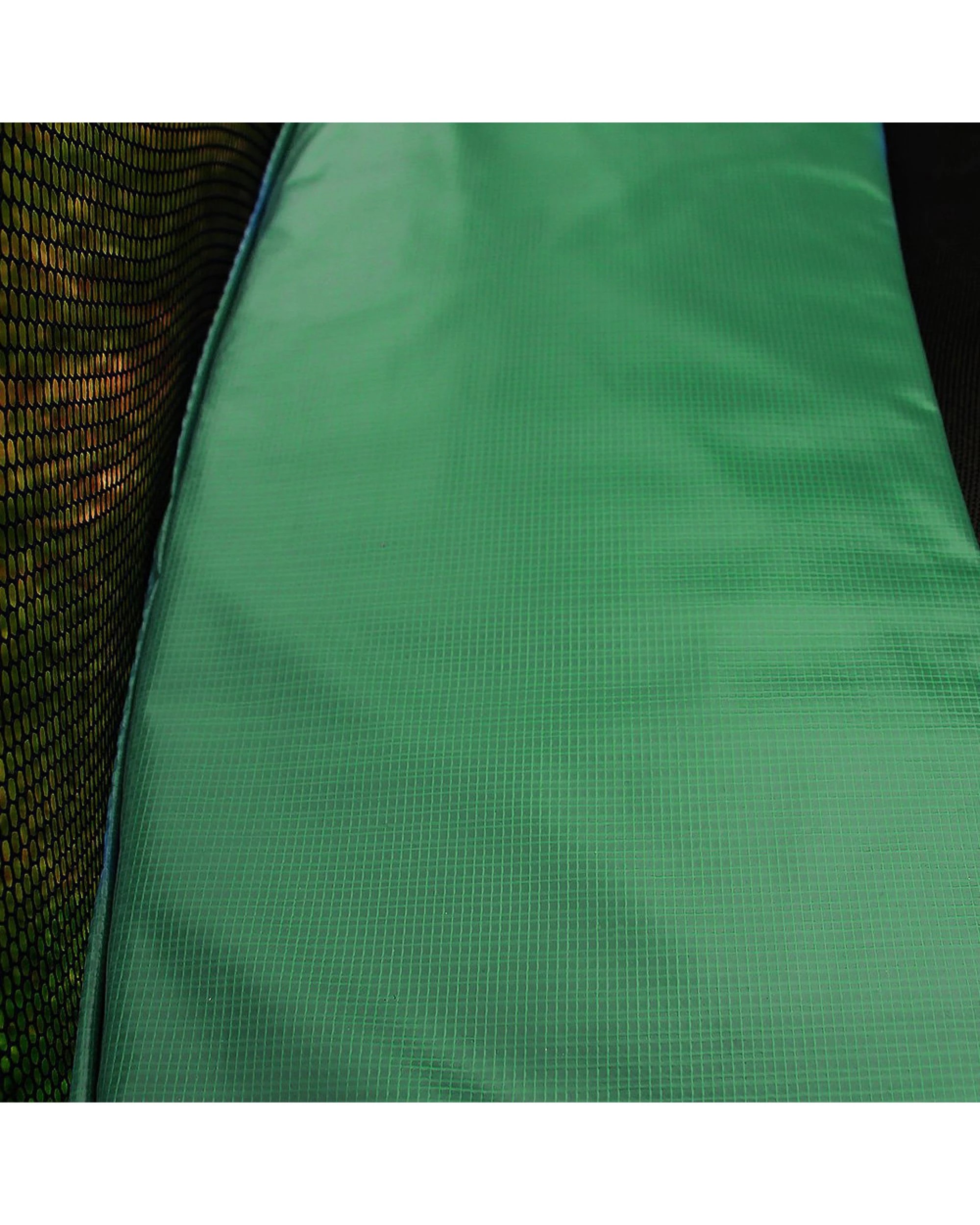 2 Kahuna 6ft Trampoline Outdoor Round Jumper Bouncer Safety Net Spring Pad Mat Ladder LED Basketball Set - Green, 2 of 10