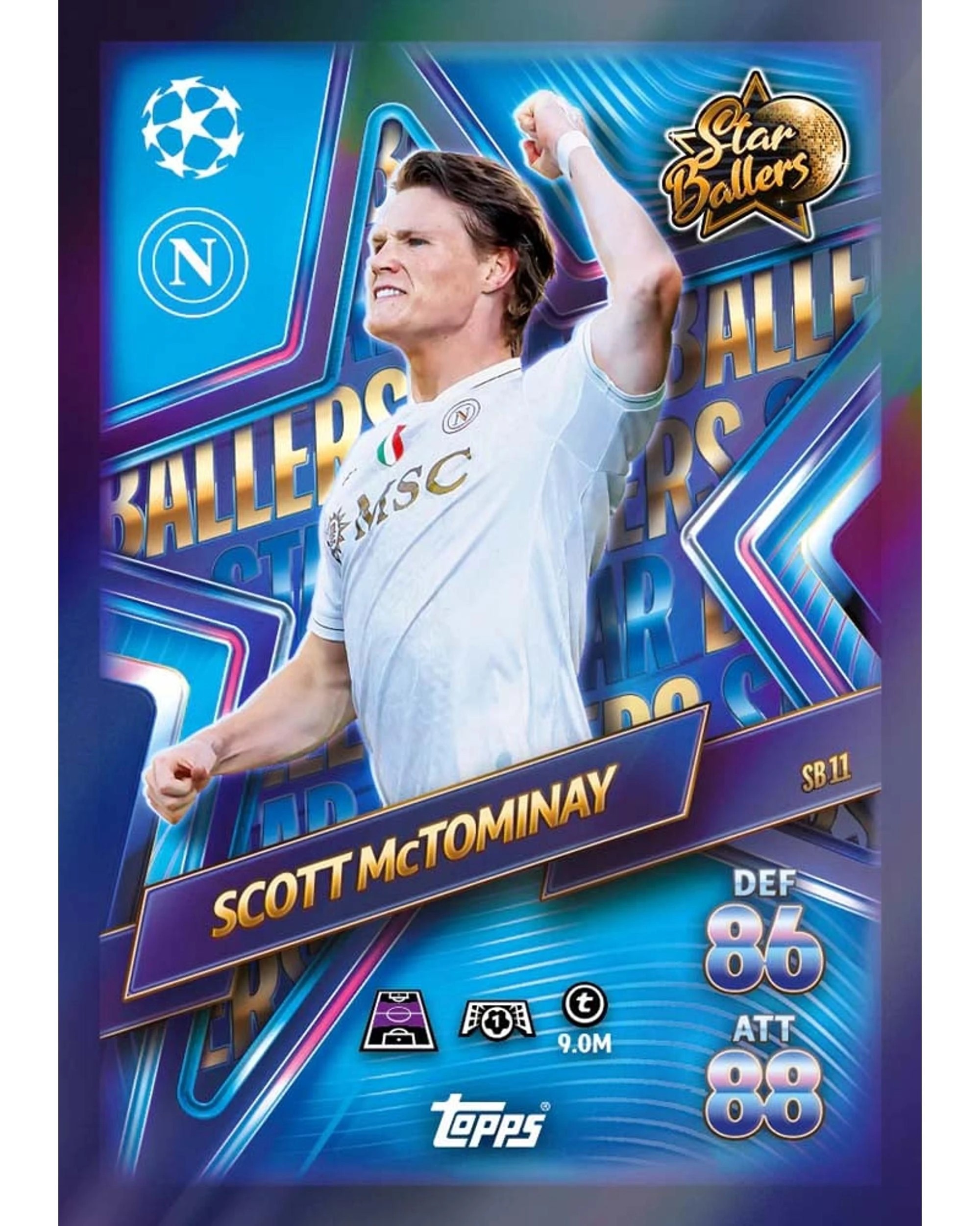 5 Match Attax UCC Champions League 2025/2026 Edition Star Ballers Eco Pack, 5 of 8