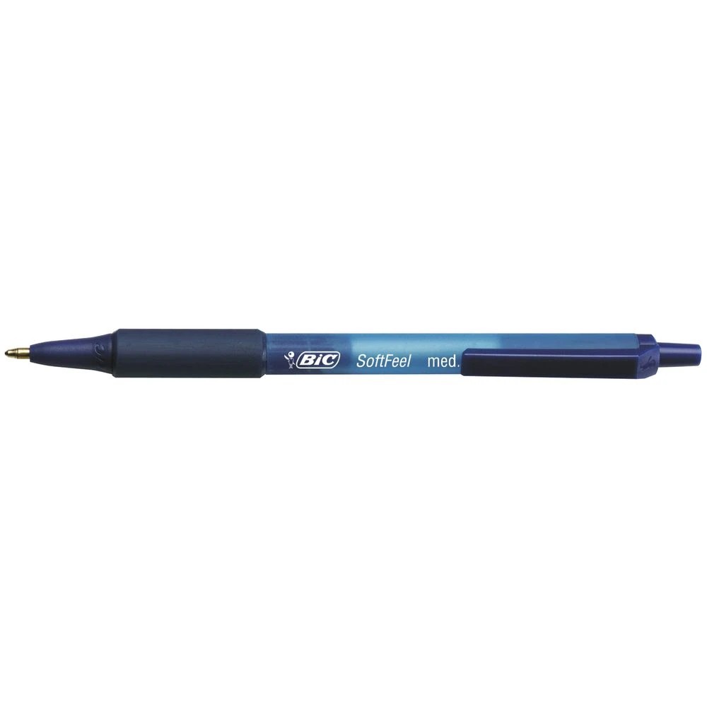 2 BIC SoftFeel Ballpoint Pens Blue 12 Pack, 2 of 5