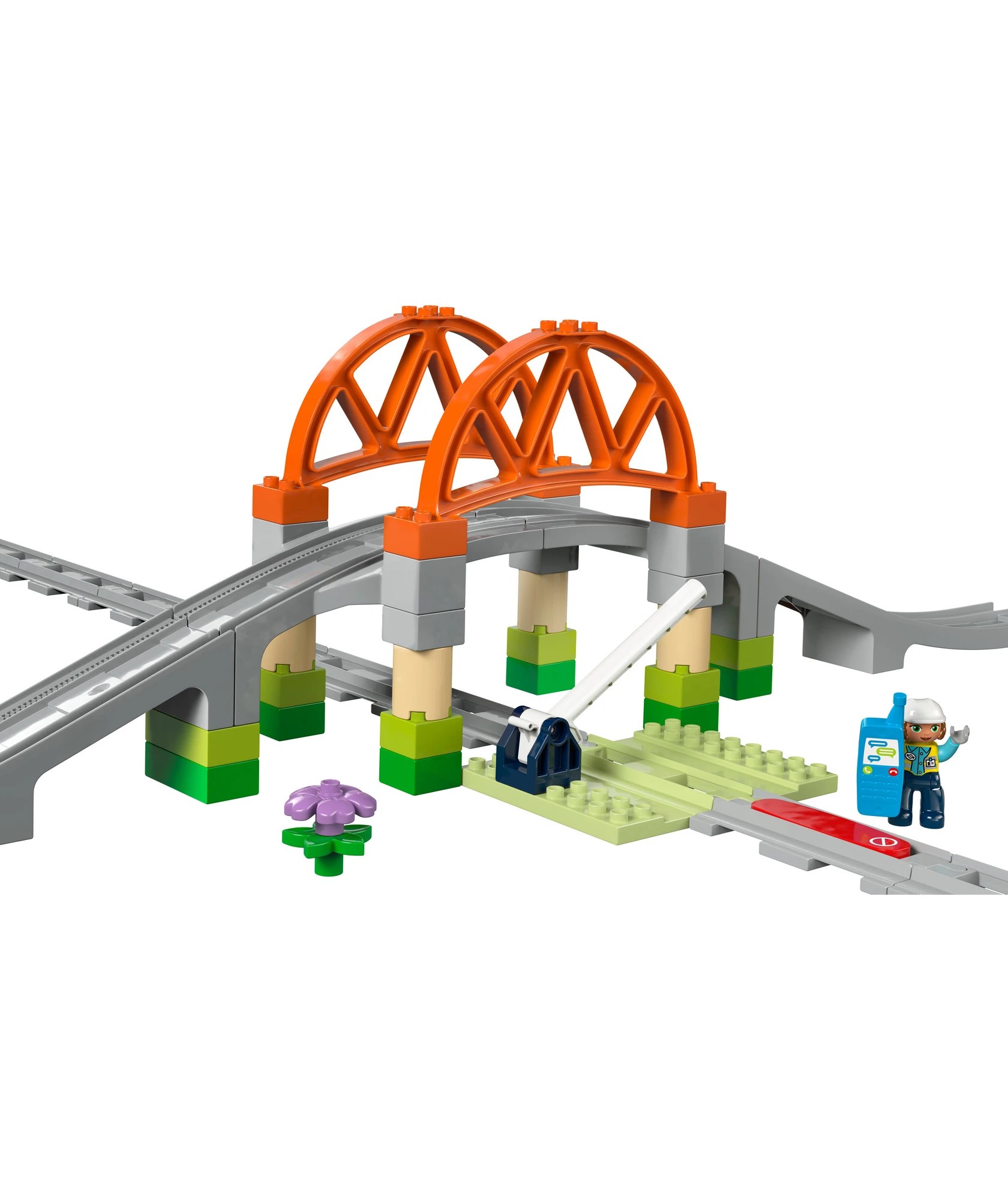 7 Lego® Duplo Town Train Bridge And Tracks Expansion Set 10426
 - Multi, 7 of 10