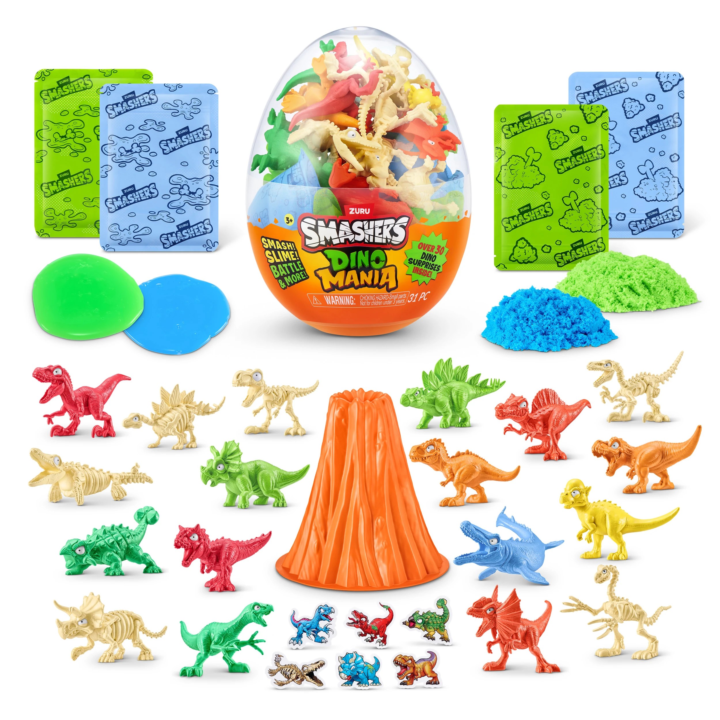 1 31 Piece Zuru Smashers Dino Mania, 1 of 6