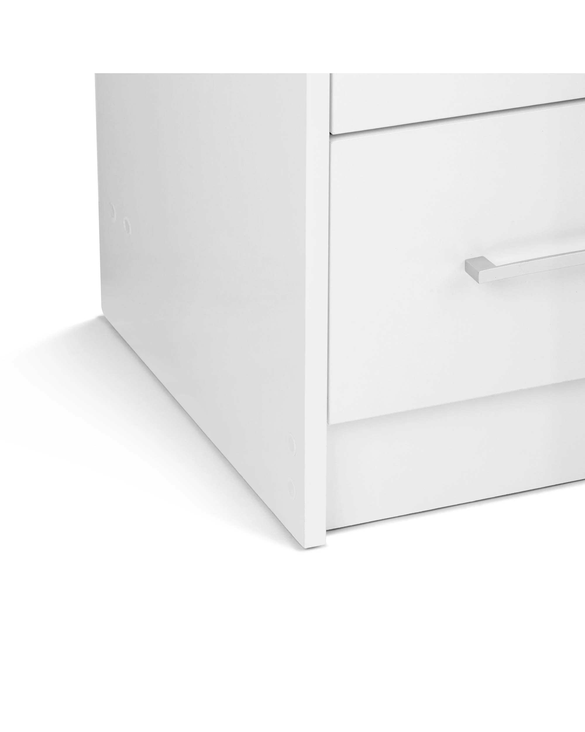 7 Kodu Chest 5 Drawers Tallboy Storage Dresser Storage Cabinet - White, 7 of 9