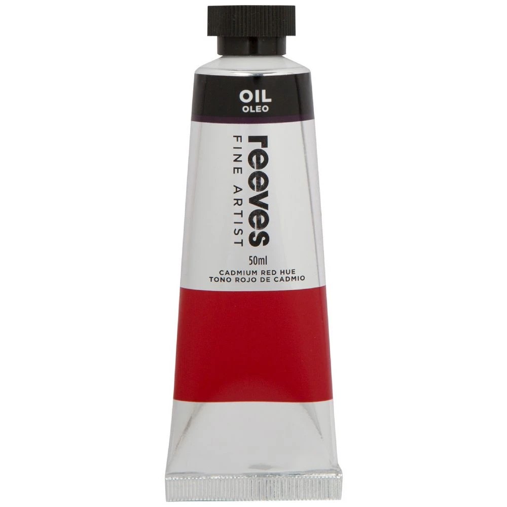 1 Reeves Oil Paint 50mL Cadmium Red Hue, 1 of 1