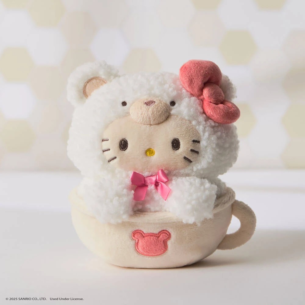 5 Hello Kitty - Latte Bear 15cm Soft Toy, Plush, 5 of 5
