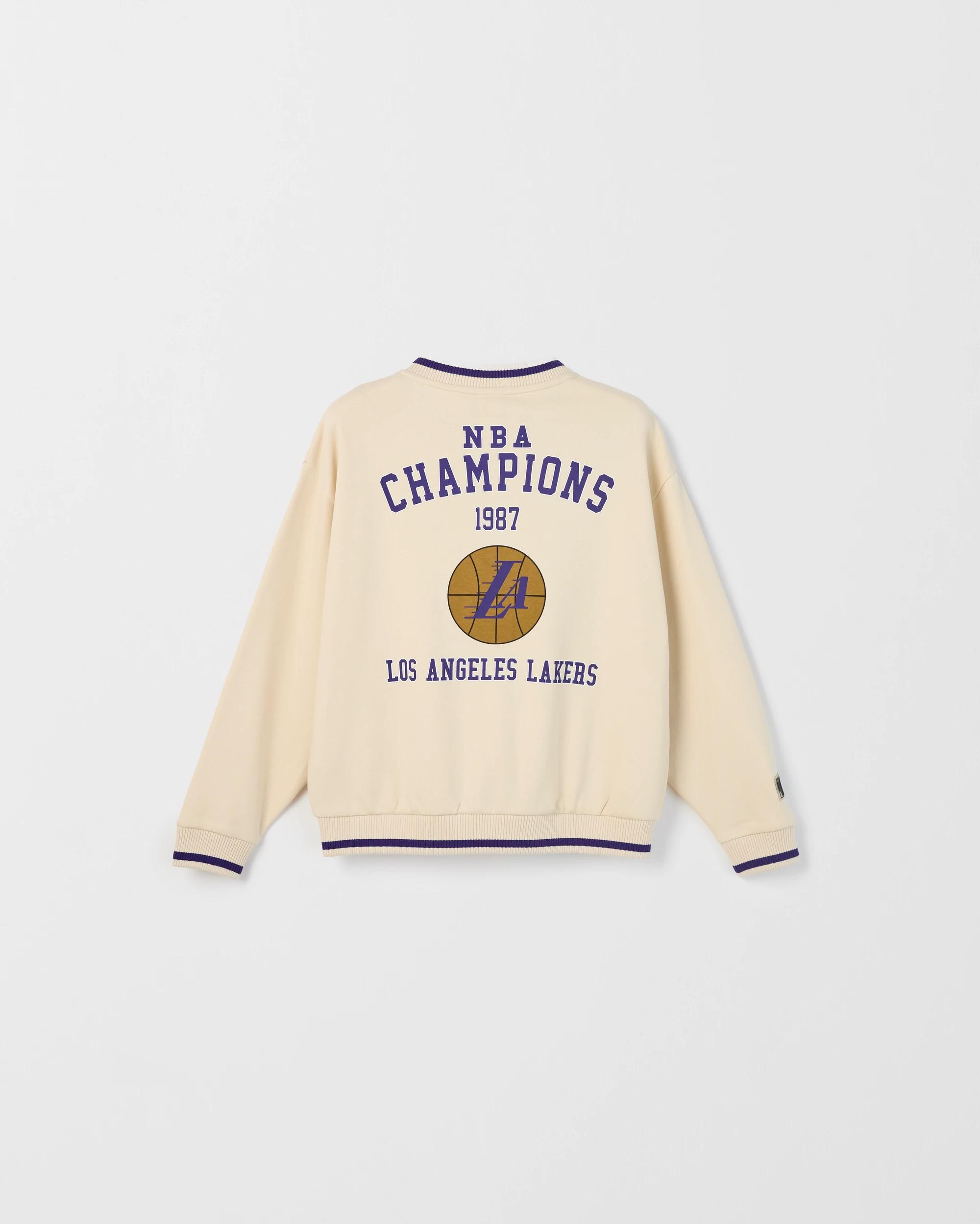 5 NBA Australian Cotton Blend Varsity Jacket NEUTRAL, 5 of 7