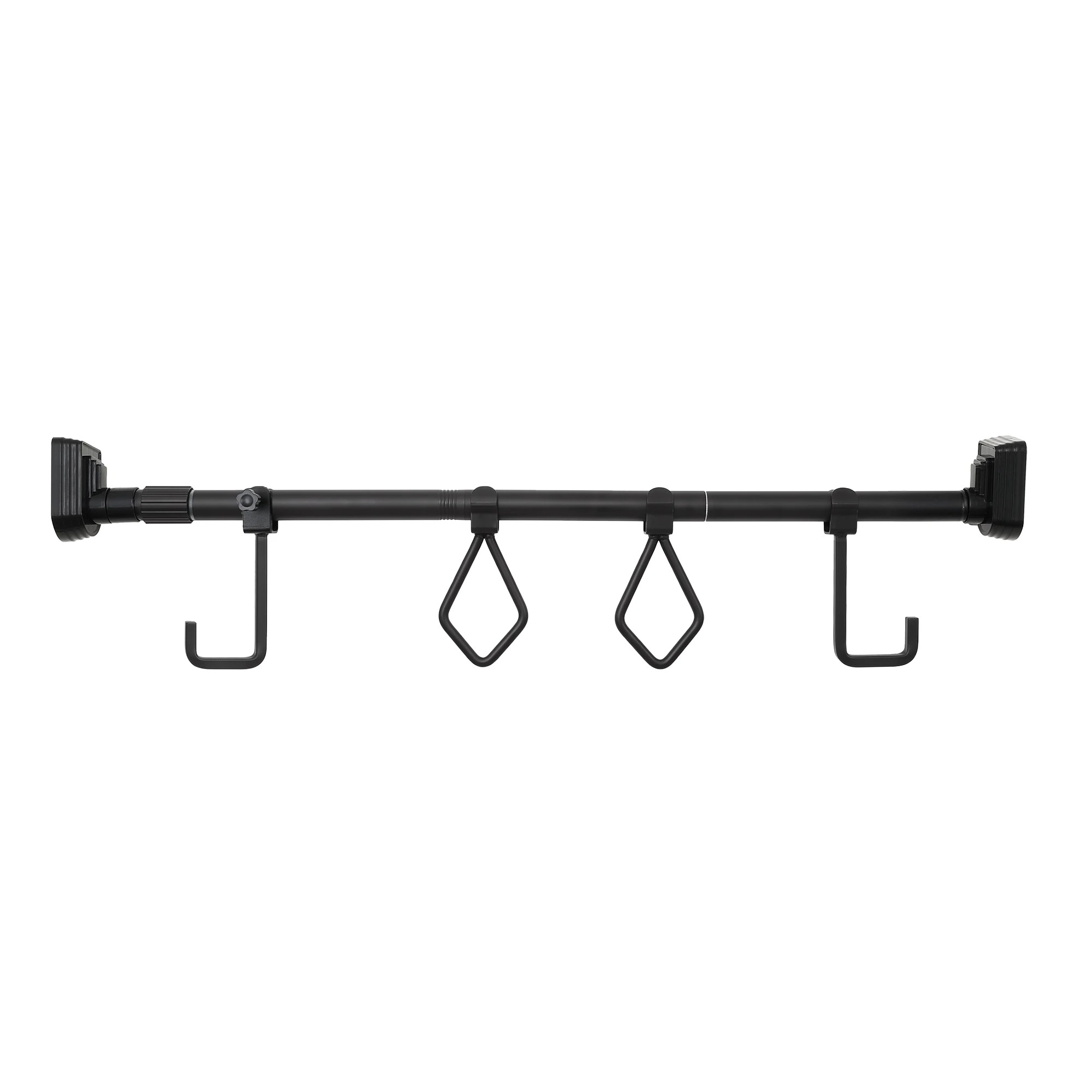 3 Jingle Jollys Christmas Garland Hook Wreath Hanger Fits 85-125CM Door - Black, 3 of 8