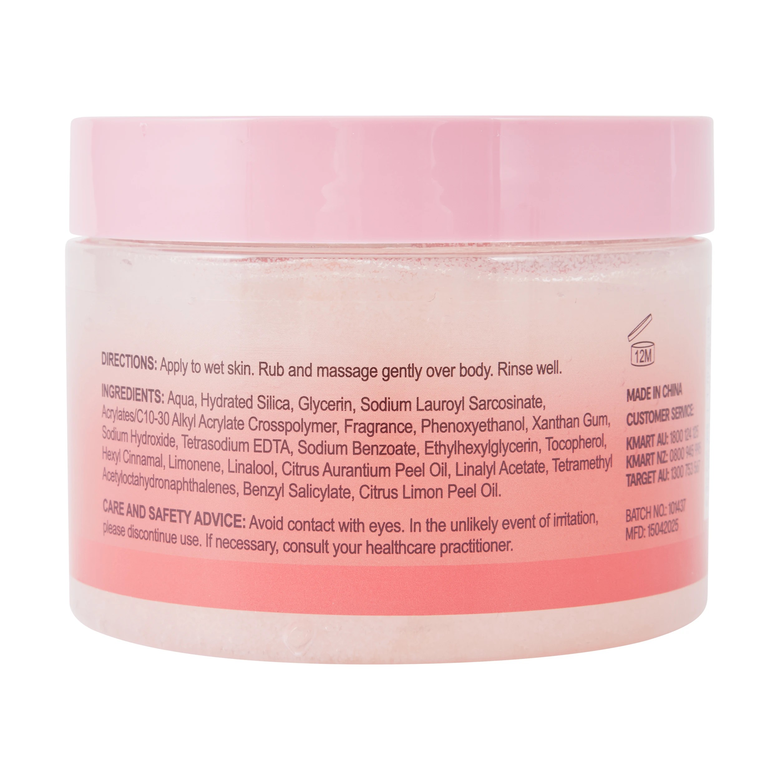 3 OXX Bodycare The OG Body Scrub 250ml - Red Berry Scented, 3 of 3
