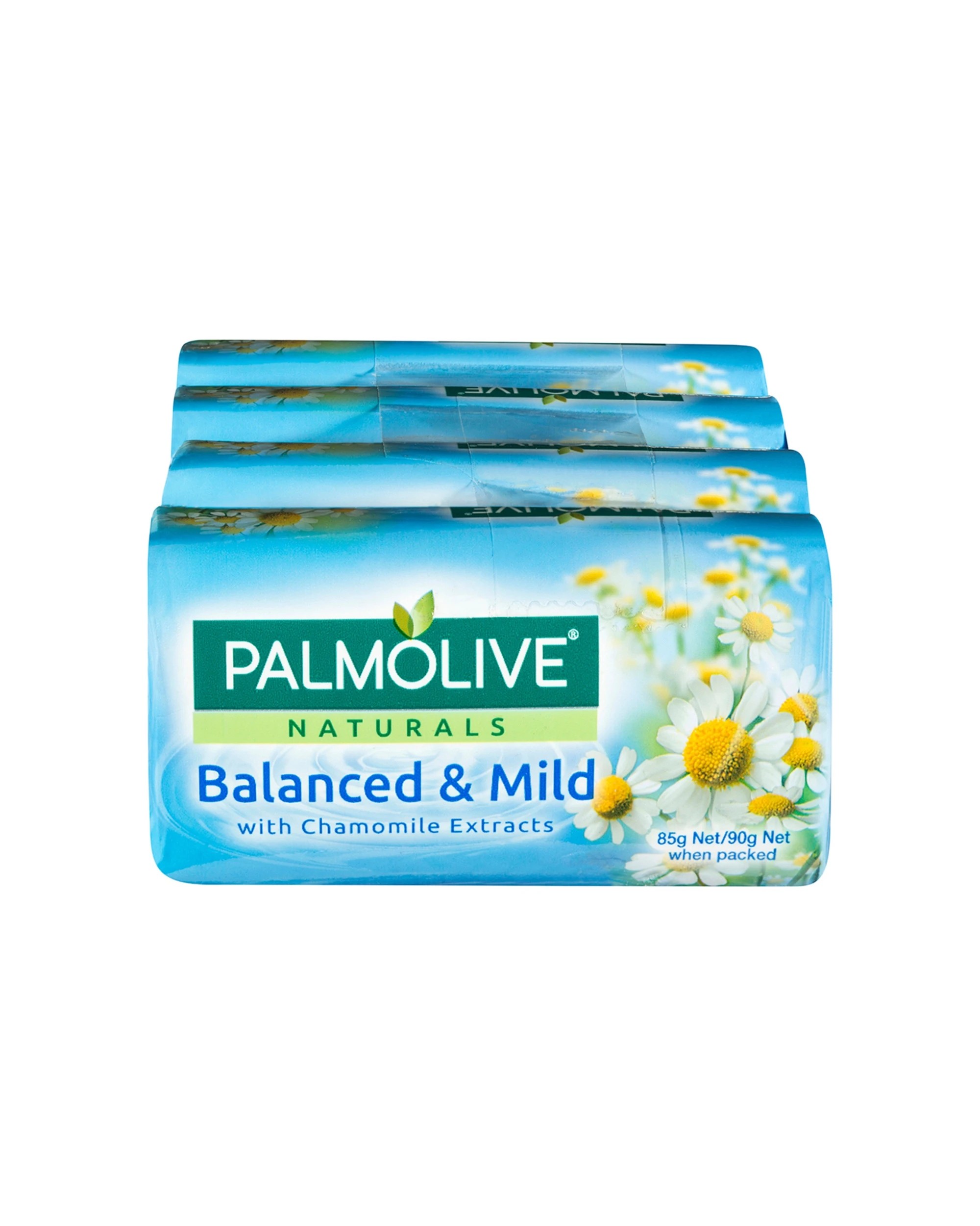 2 Palmolive 12x 4pc Naturals Balanced & Mild Soap Bar Chamomile Gentle Clean - Multi, 2 of 7
