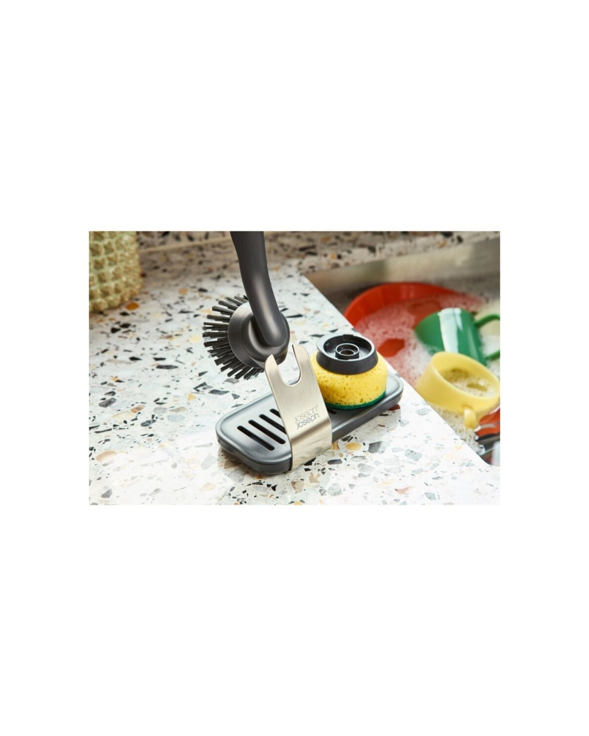 5 Joseph Joseph 2pc SinkTech Pan Scraper Brush Replacement Heads Graphite - Grey, 5 of 8