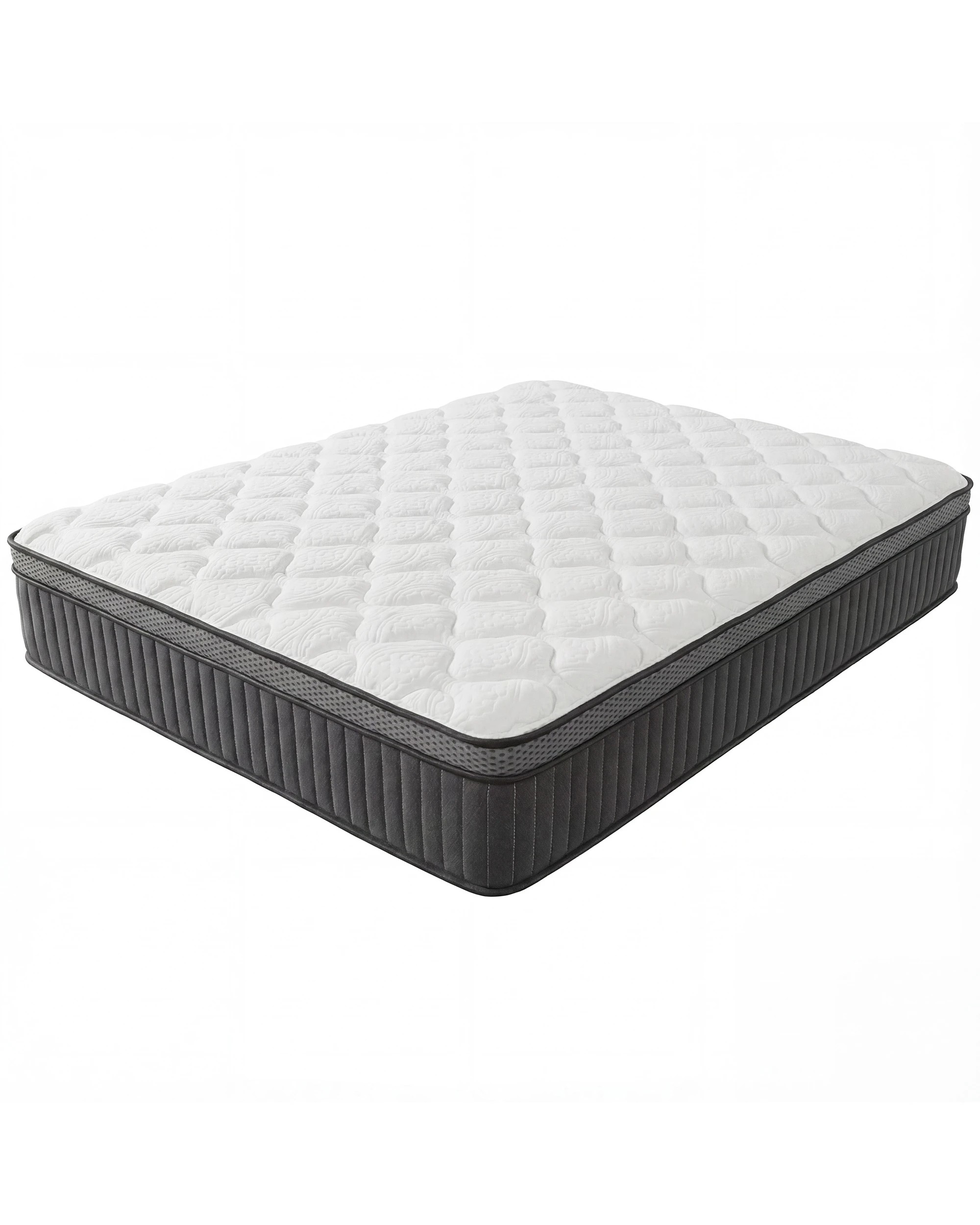 1 Advwin 32CM Double Size Hybrid Mattress Medium Firm Feel Pocket Springs - White, 1 of 10