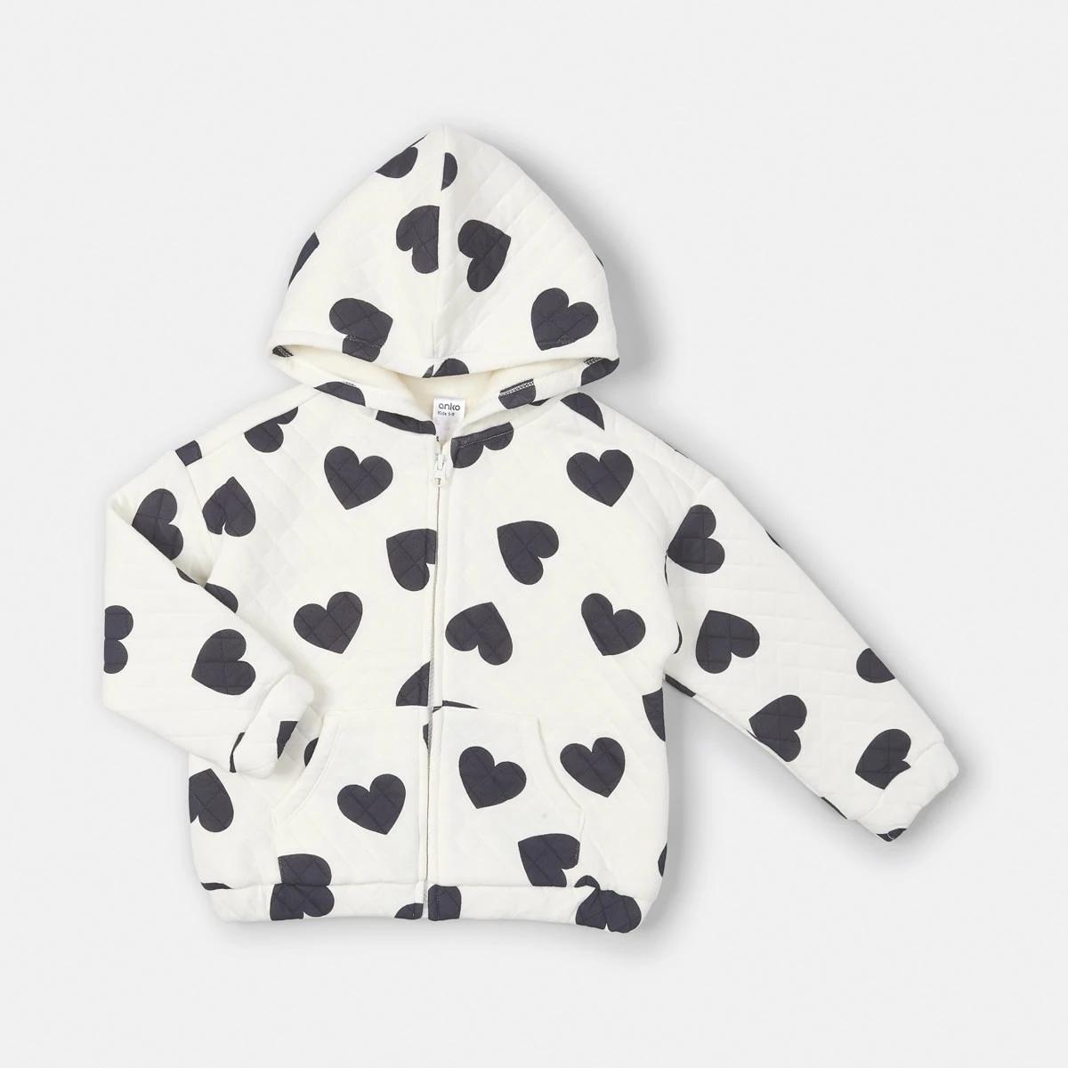 9 Sherpa Lined Zip Hoodie Hearts, 9 of 10