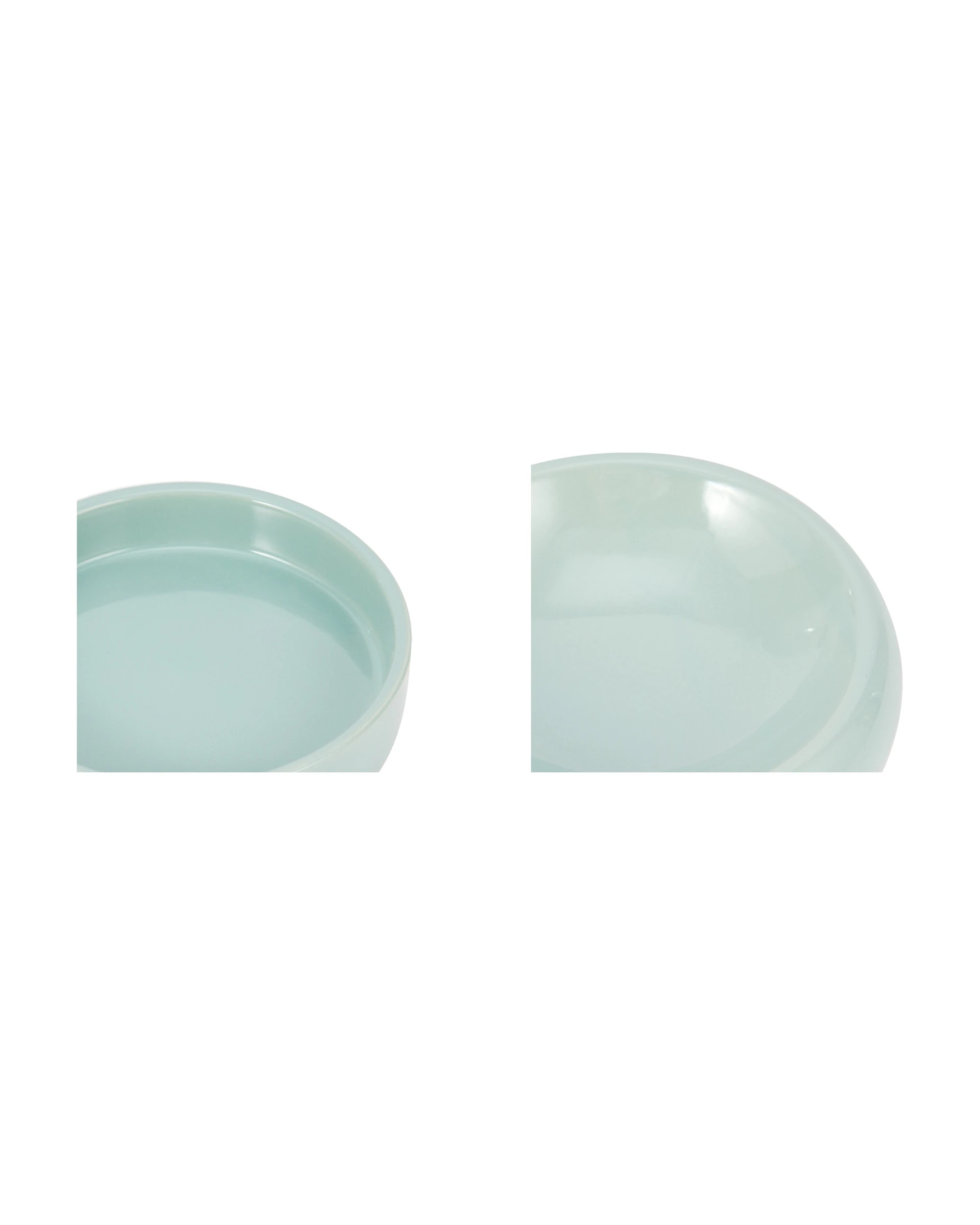 3 2 Pack Ceramic Feed Set - Green, 3 of 6