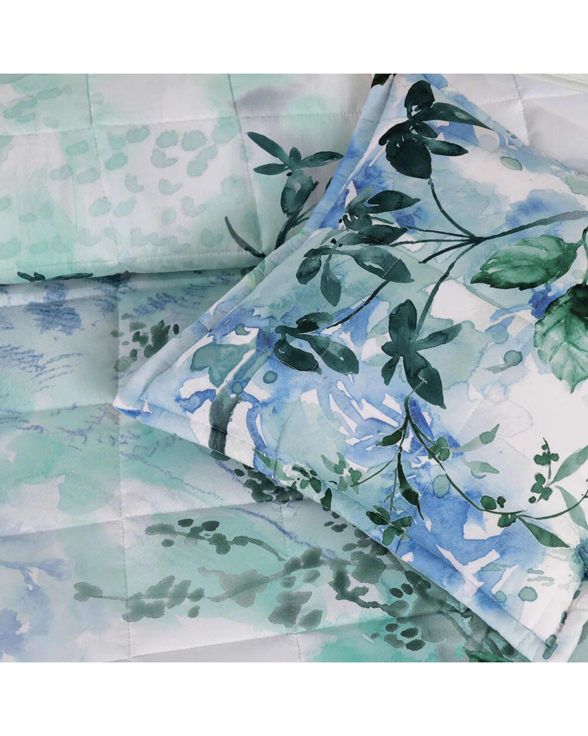 3 Bianca Woodbury King Polyester Bedspread And Pillowcase Set Botanical Design - Multi, 3 of 4