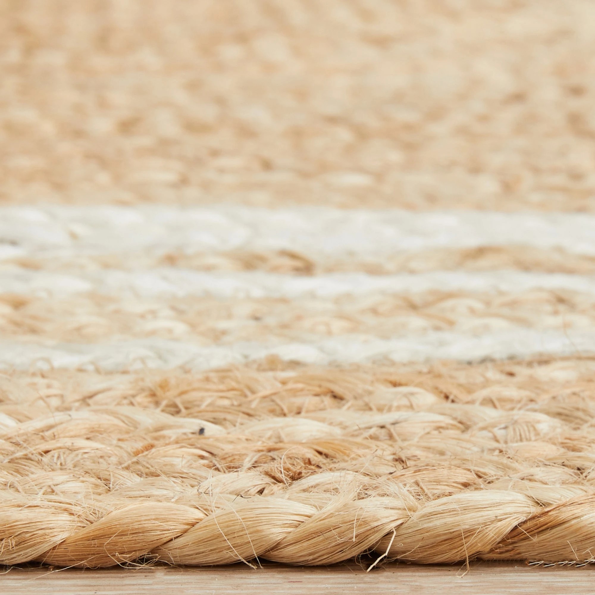 7 Common Ground Rugs Drift 111 220x150cm - Medium Jute Rug - Natural, 7 of 10