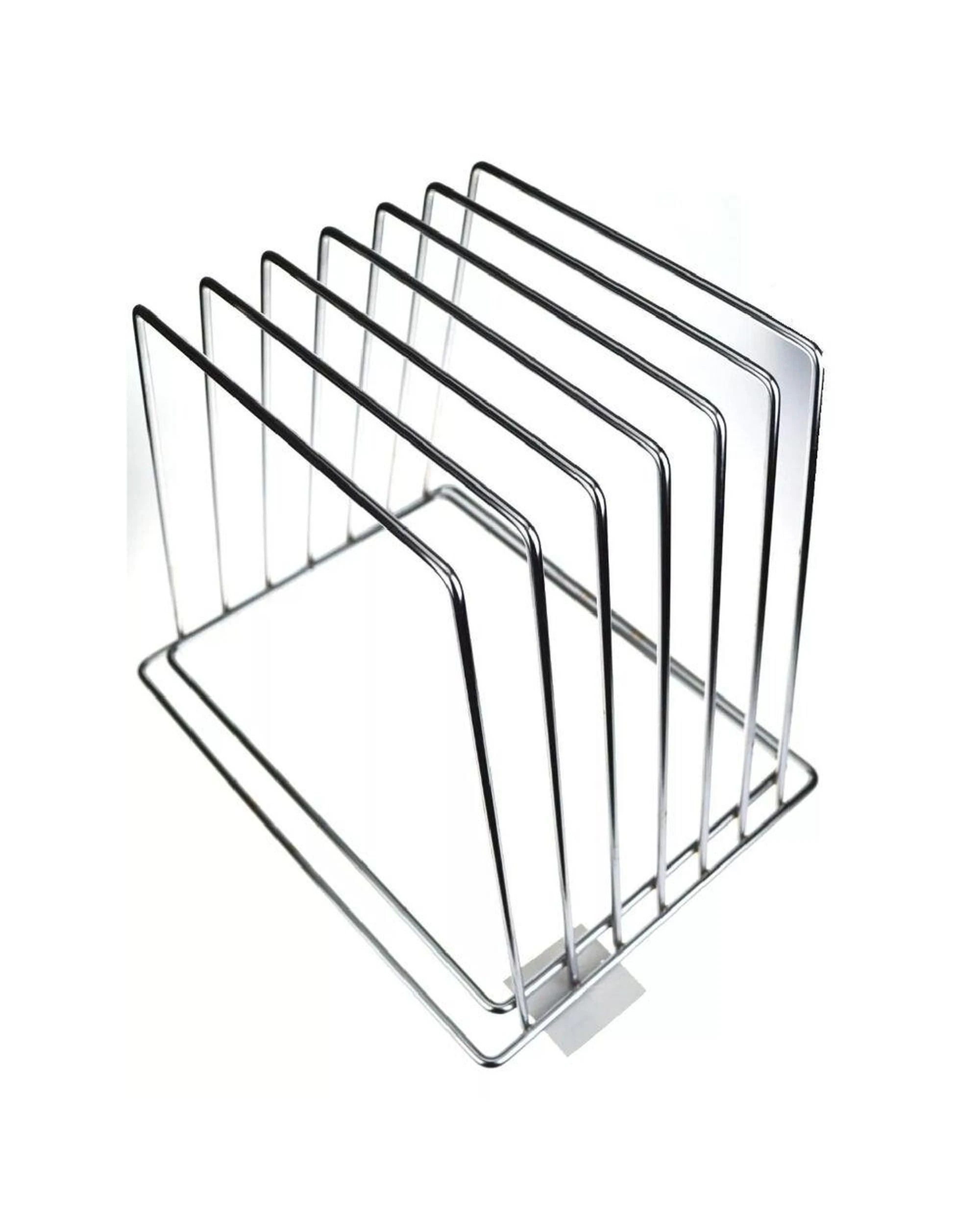 3 Trenton 6 Slot Chrome Plated Cutting Board Rack, 3 of 3