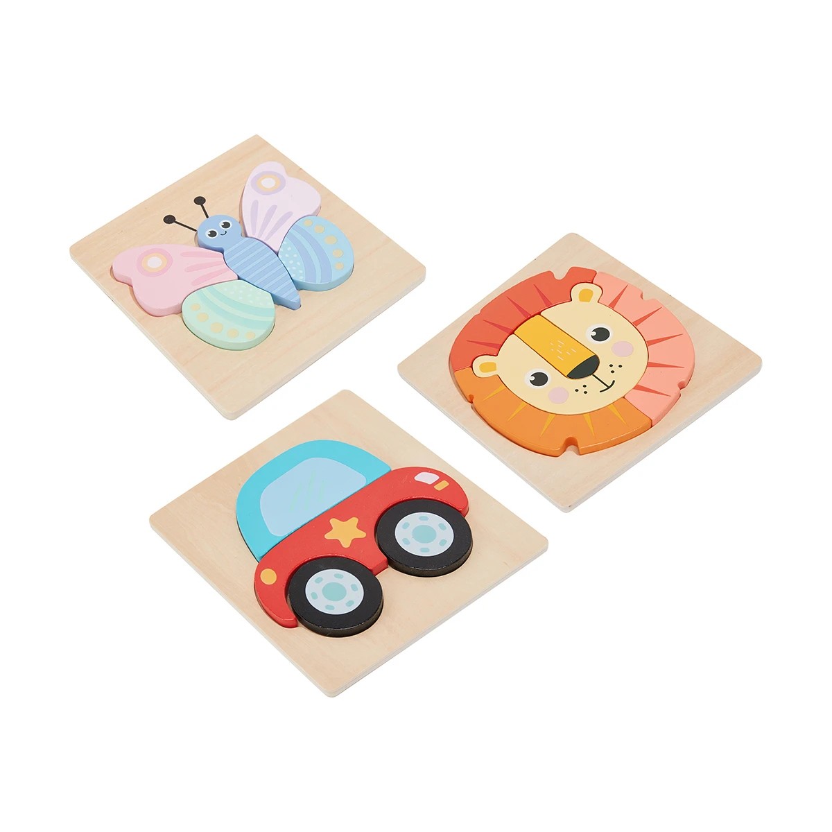3 Small Block Puzzle - Assorted, 3 of 7