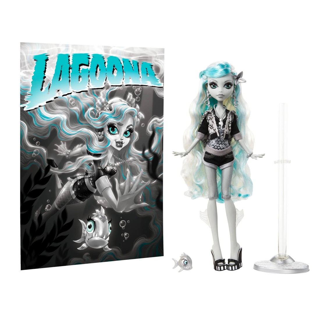 2 Monster High Reel Drama Lagoona Blue Collector Doll, 2 of 5