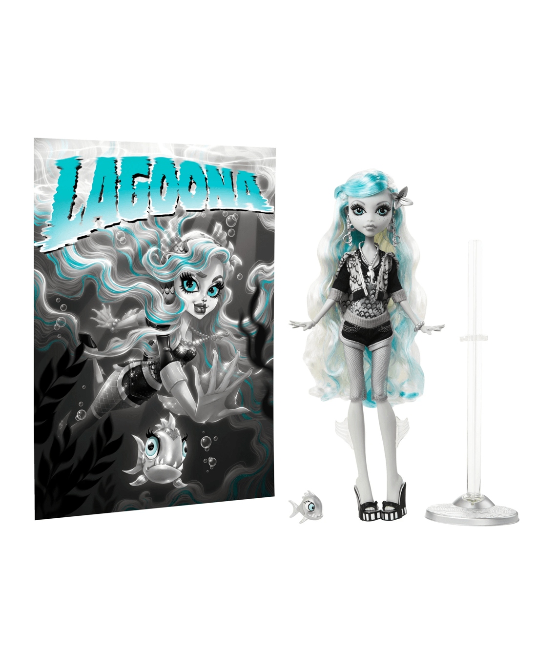 2 Monster High Reel Drama Lagoona Blue Collector Doll, 2 of 5