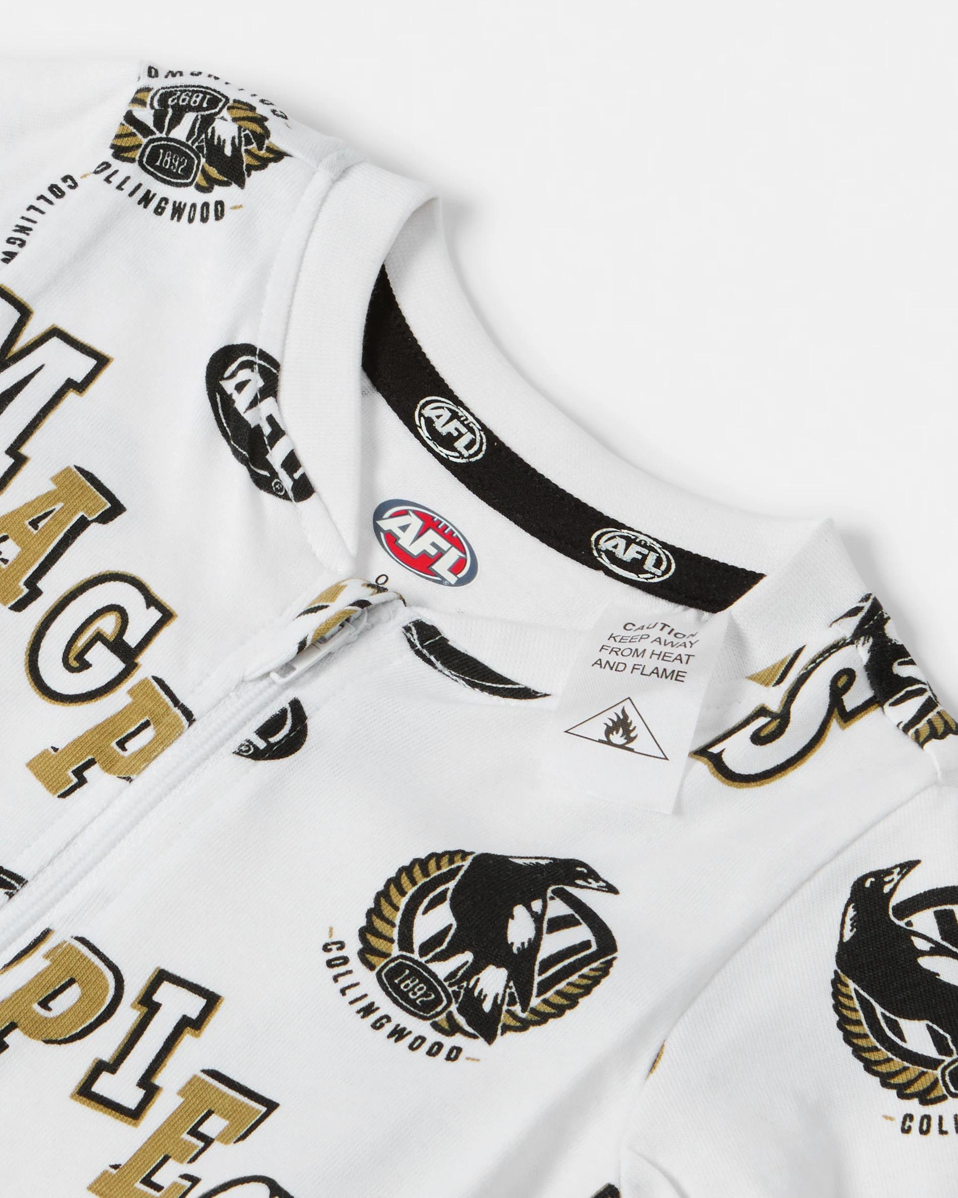 5 2 Pack Official AFL Baby Coveralls Collwood, 5 of 7