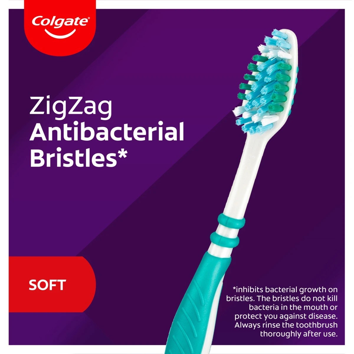 5 Colgate 6 Pack Soft ZigZag Toothbrushes, 5 of 7