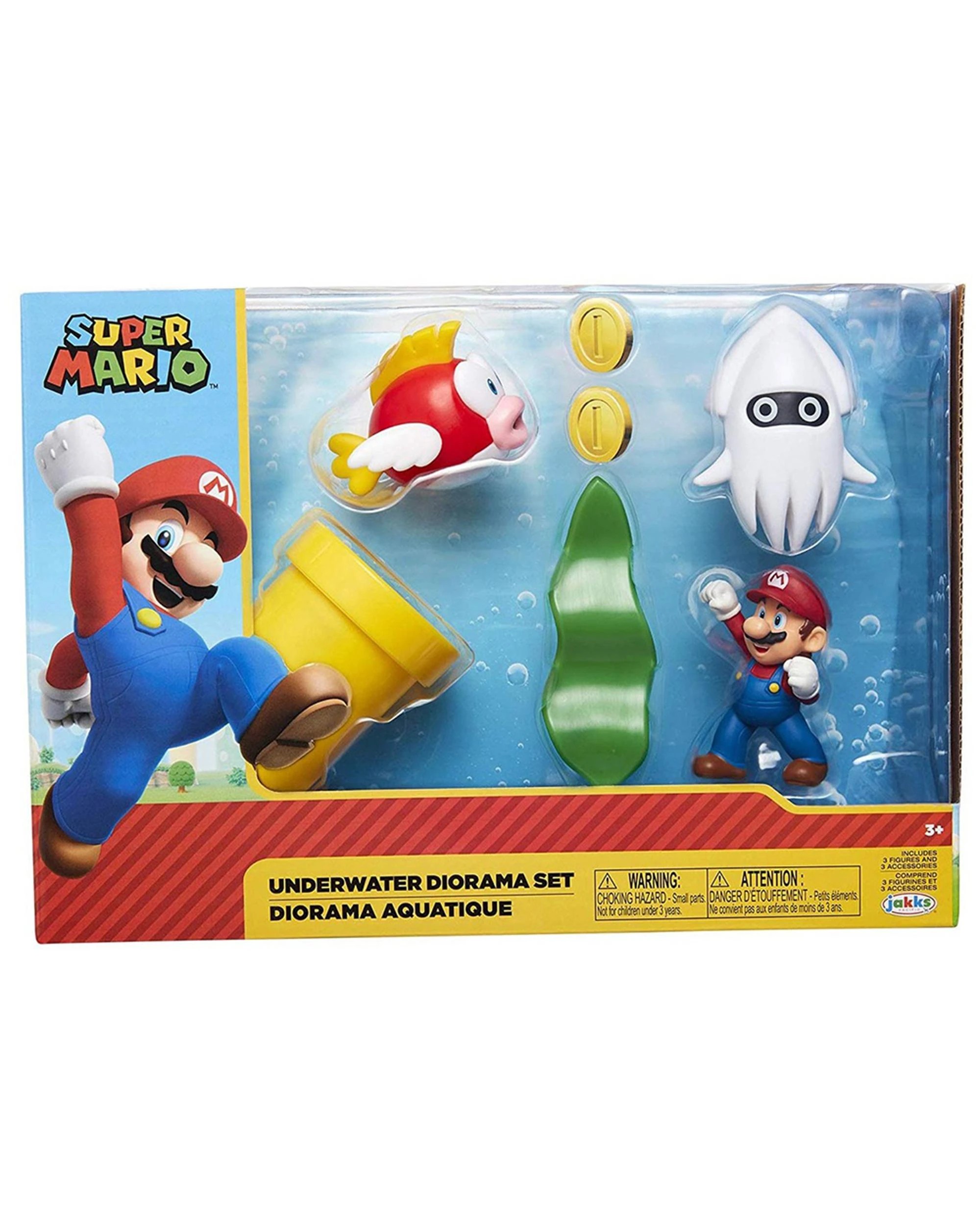 1 Nintendo Super Mario Underwater 2.5 Inch Diorama Playset, 1 of 2
