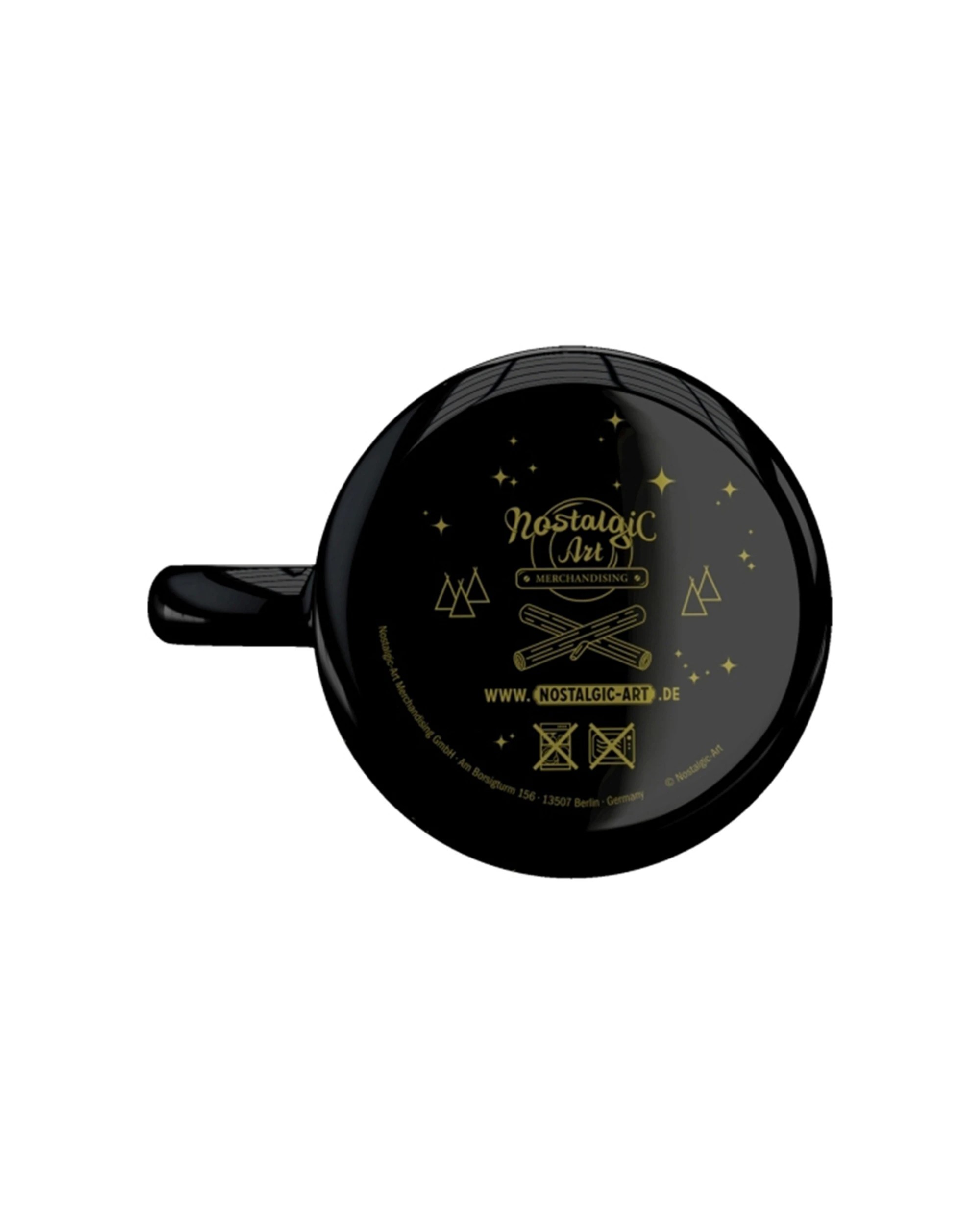 3 Nostalgic-Art Enamel Mug 360ml Mug -  Outdoor Adventure Camping - Black, 3 of 3