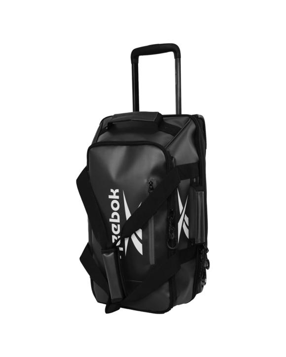 Reebok All Star Cabin 39L Leather Film Soft Shell Trolley Suitcase Luggage - Black