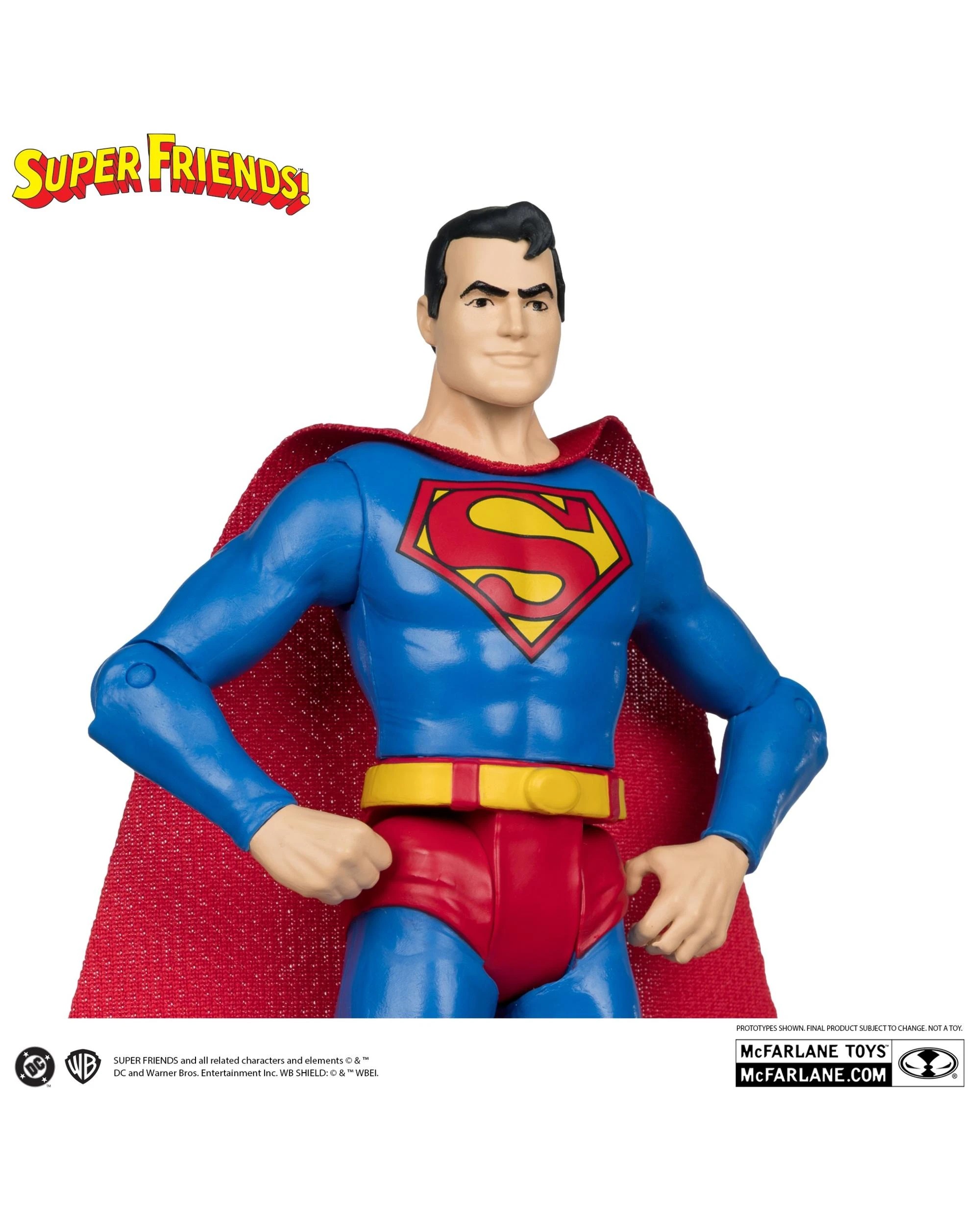 4 DC Comics Retro Super Friends Superman 6 inch Action Figure, 4 of 8