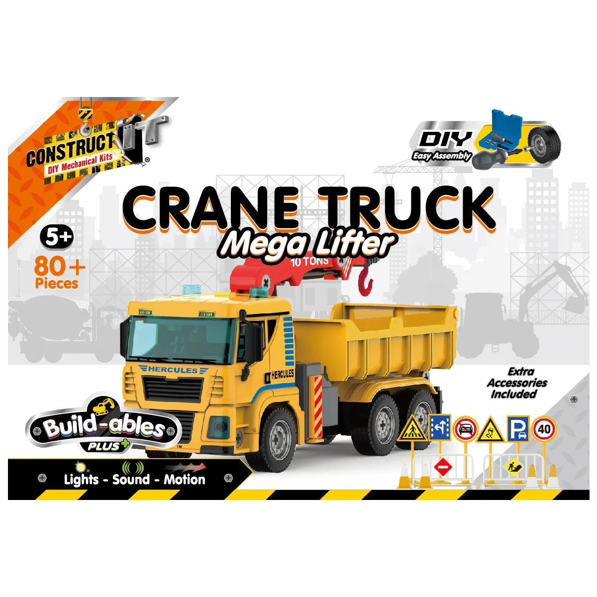 3 Construct-It Build-ables Plus - Crane Truck, Mega Lifter, 3 of 4