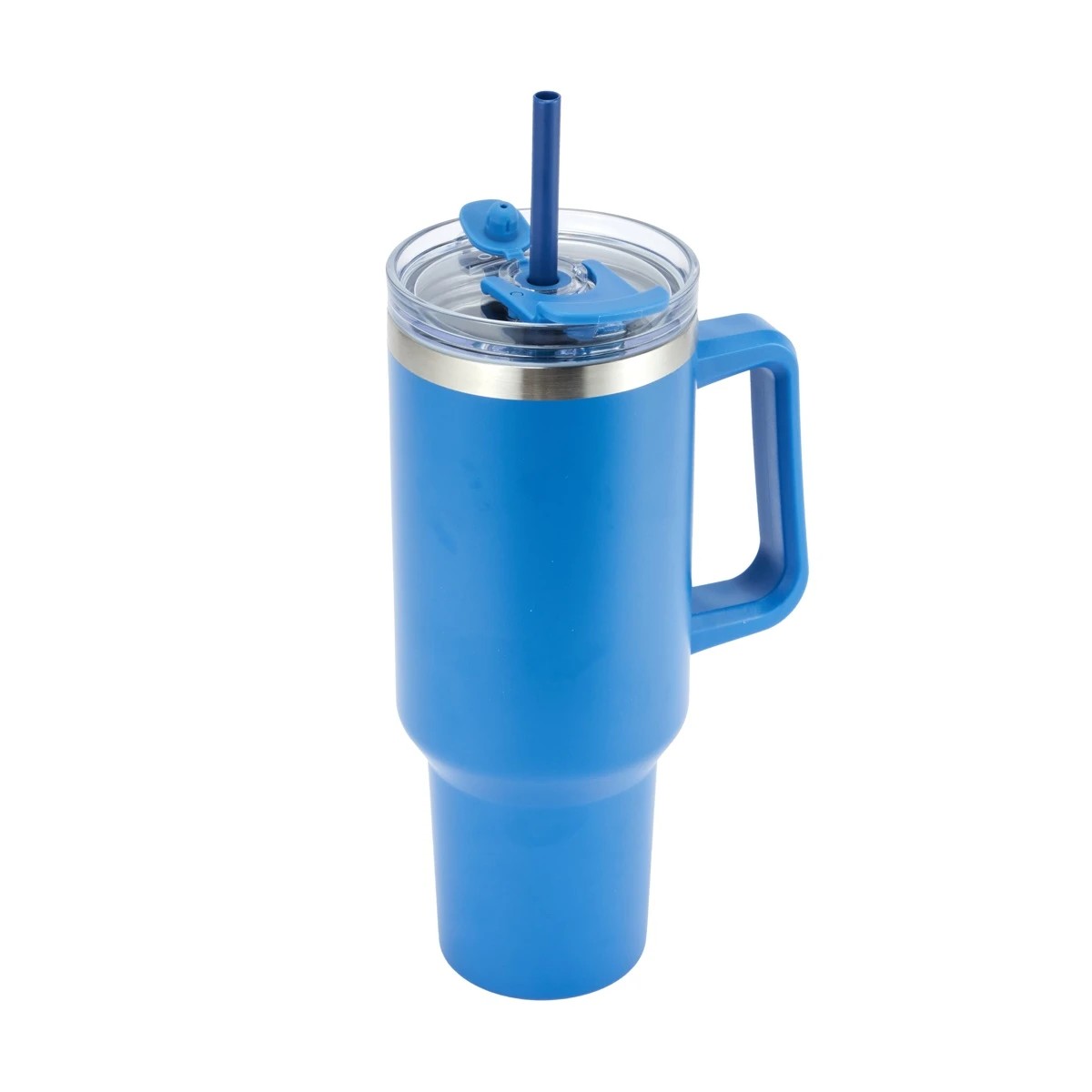 1 1.18L Blue Jumbo Tumbler with Handle, 1 of 10