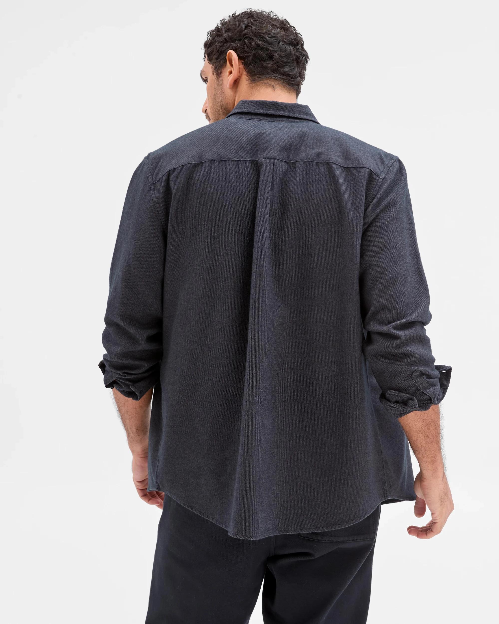 8 Target Australian Cotton Long Sleeve Oxford Shirt BLACK, 8 of 8