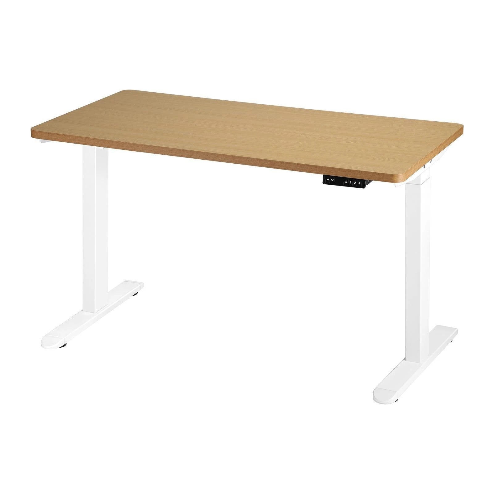 1 Oikiture 160cm Electric Standing Desk Dual Motor Height Adjustable Motorised Sit Stand Desk Rise
 - Multi, 1 of 4