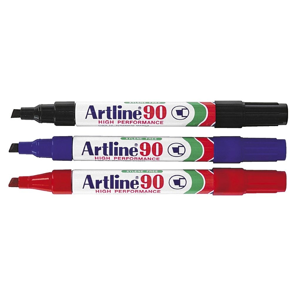 2 Artline 90 Permanent Markers Assorted 4 Pack, 2 of 5