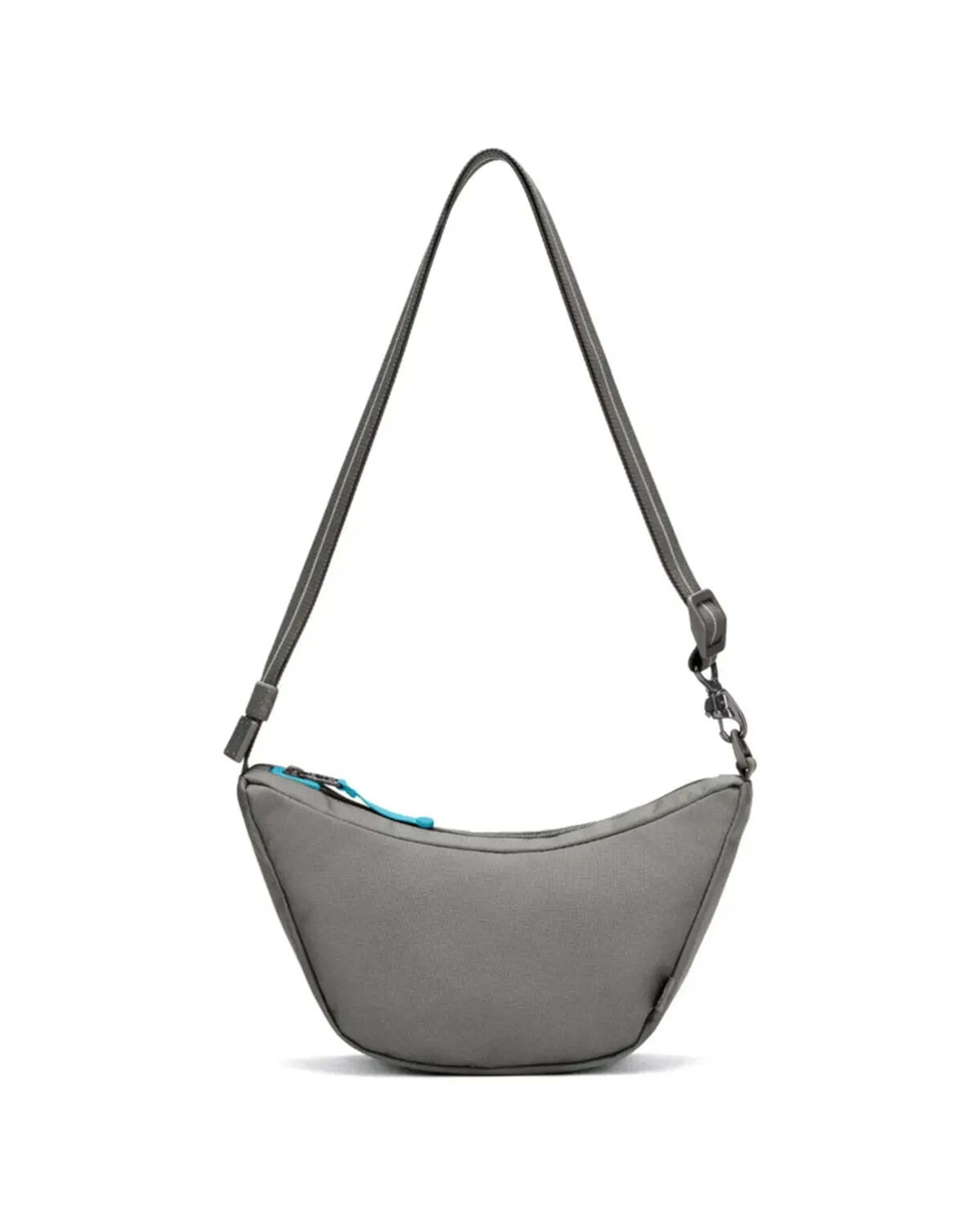5 Pacsafe Go Anti-Theft Lunar Crossbody Bag RFIDsafe TurnNLock Cut Resistant Stone - Grey, 5 of 8