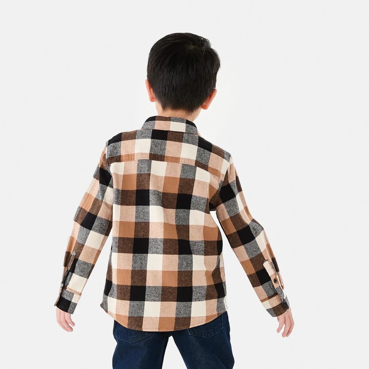 2 Yarn Dyed Flannel Shirt Brn Check, 2 of 10