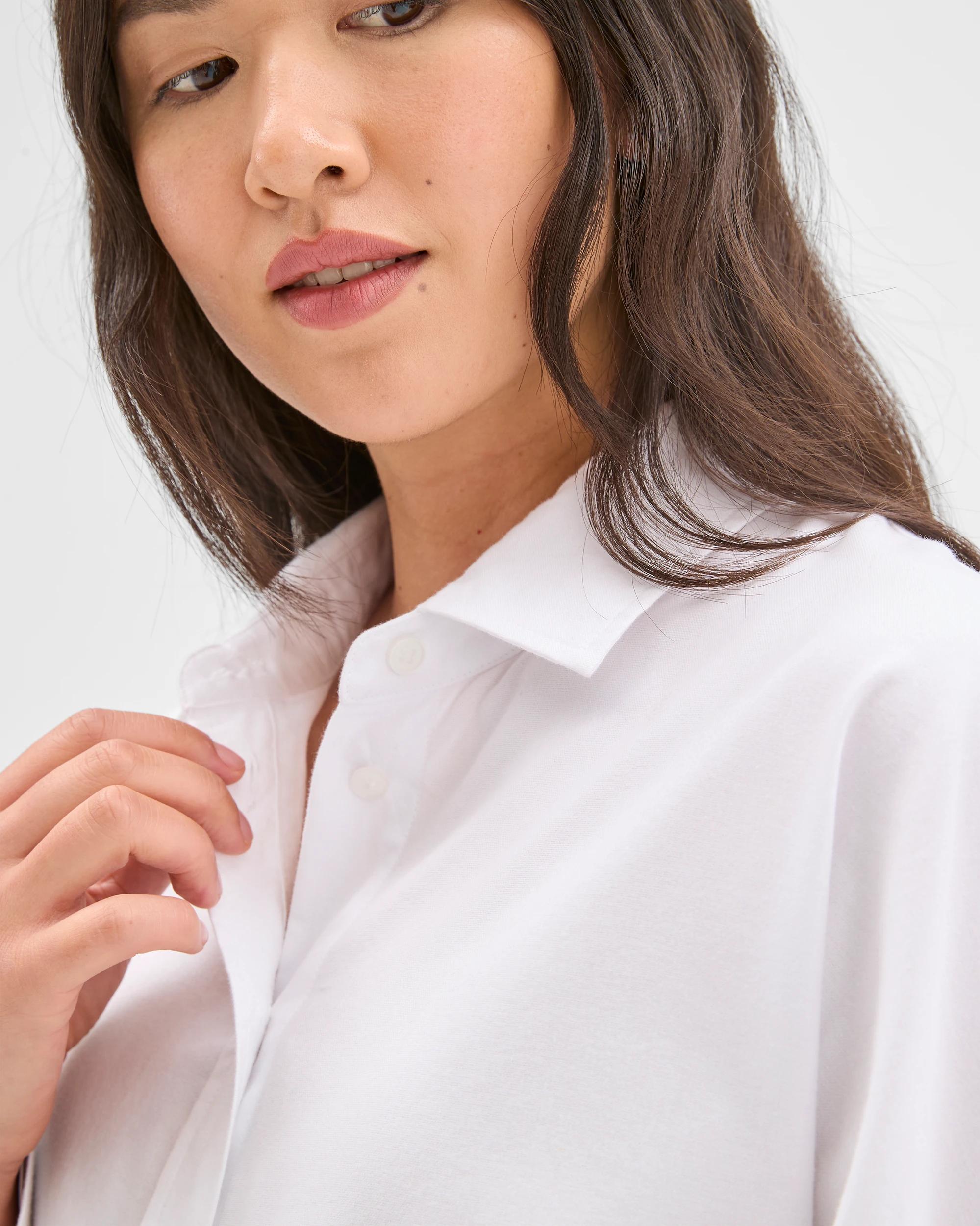 7 Target Woman Australian Cotton Batwing Shirt WHITE, 7 of 7