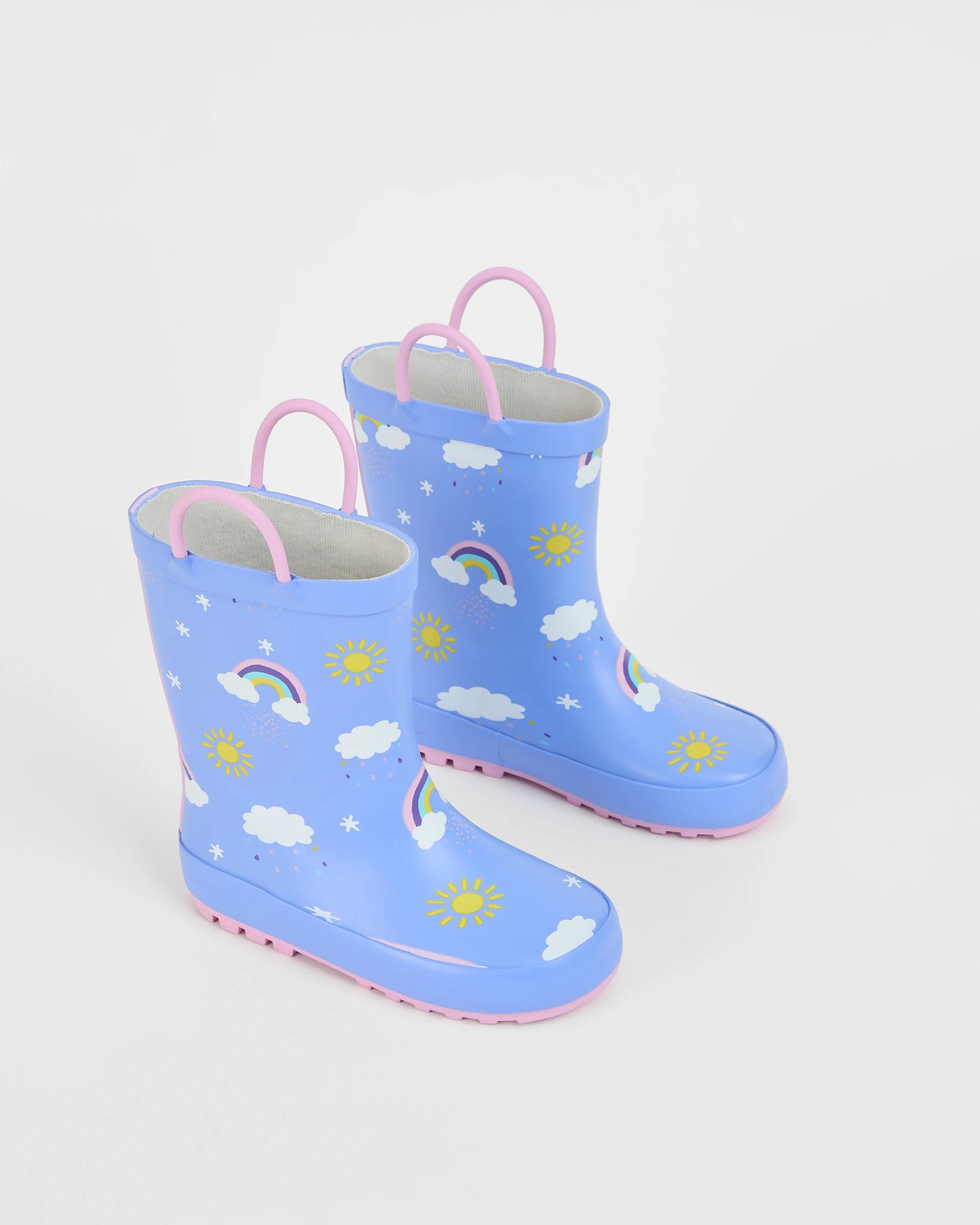 2 Target Kids Novelty Rainboots CLOUD BLUE, 2 of 3
