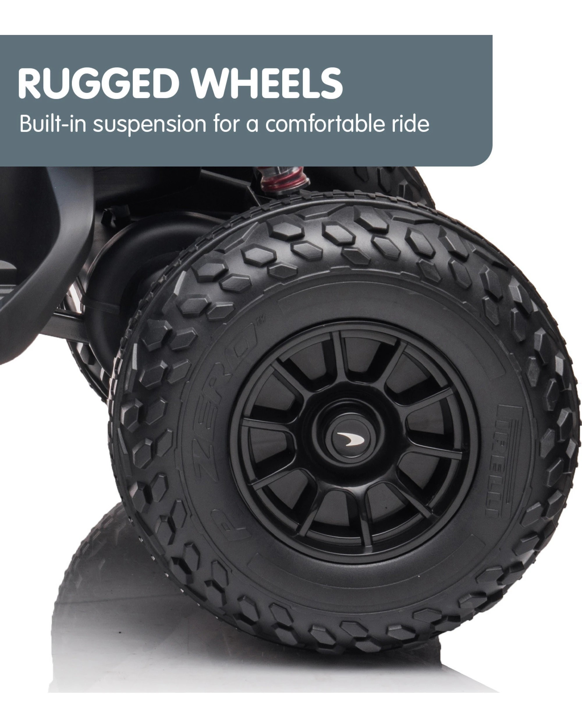 10 Kahuna MCL35 McLaren Kids Toy Ride On Electric Quad Bike - Black, 10 of 10